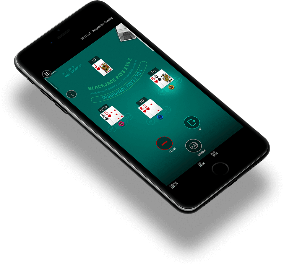 Smartphone with Blackjack